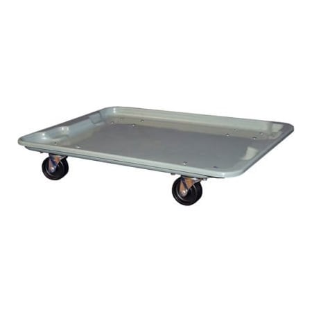 Mfg Tray Molded Fiberglass Toteline Dolly 780738 for 27-1/2 " x 20" x 14-1/8" Tote, Gray 7807385172
